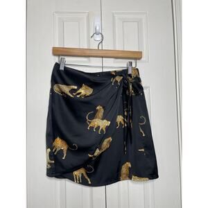 Project Judith March X Shannon Ford Leopard Wrap Skirt